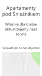 Mobile Screenshot of apartamentysnieznik.pl